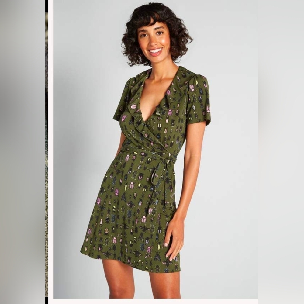 Modcloth Bug Print Dress